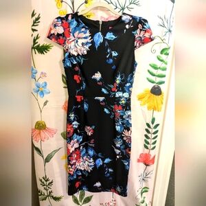 Betsey Johnson cap sleeve floral dress